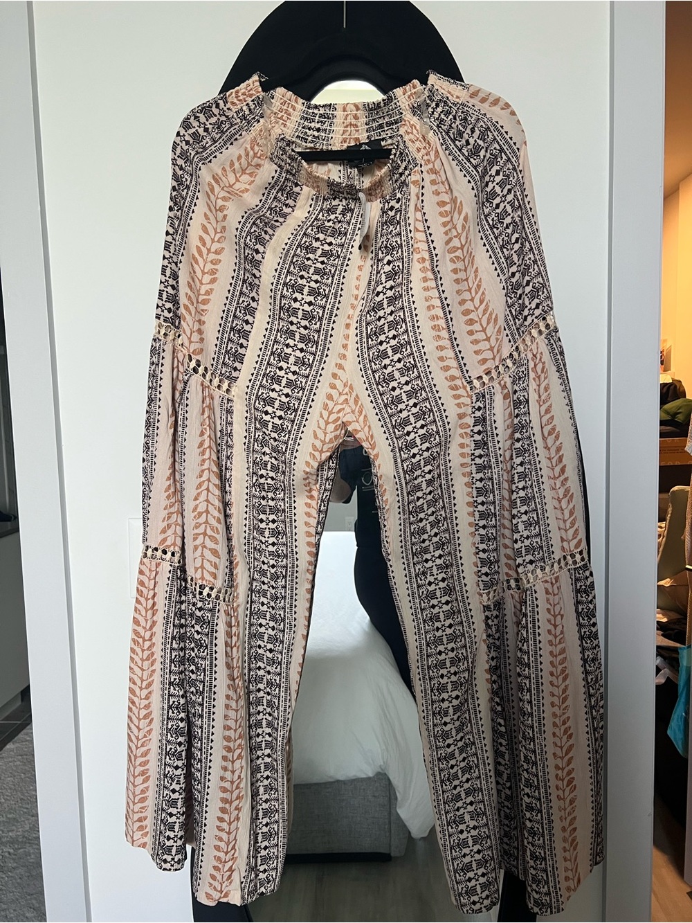 Boho Printed Wide-Leg Jumpsuit Pant